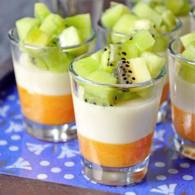 Blanc manger kiwi