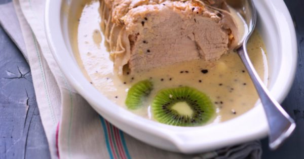 Recette Roti de porc au kiwi