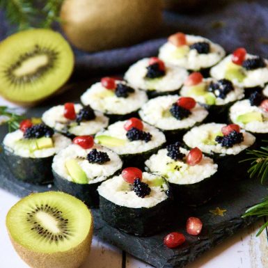 Makis vegetariens kiwi