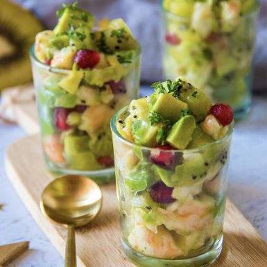 Verrines noel kiwi
