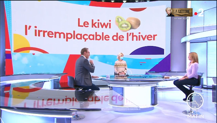 Le kiwi francais dans telematin