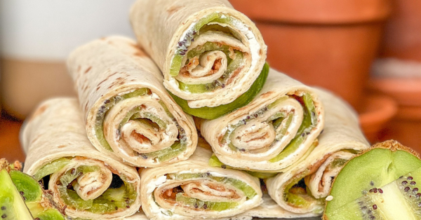 Wraps petit dejeuner au kiwi card