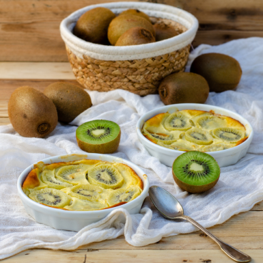 Clafoutis au kiwi